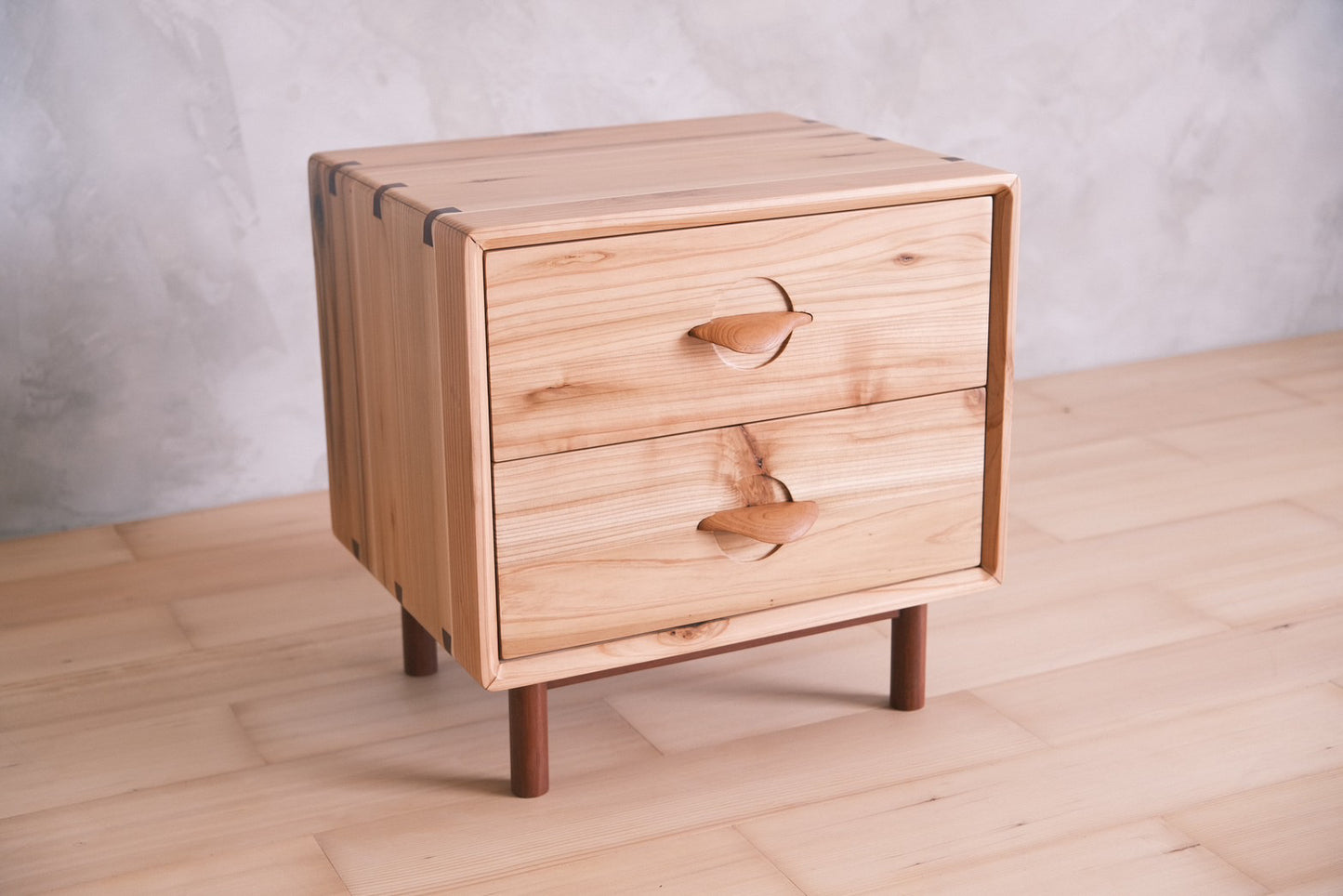 Japanese cedar night stand