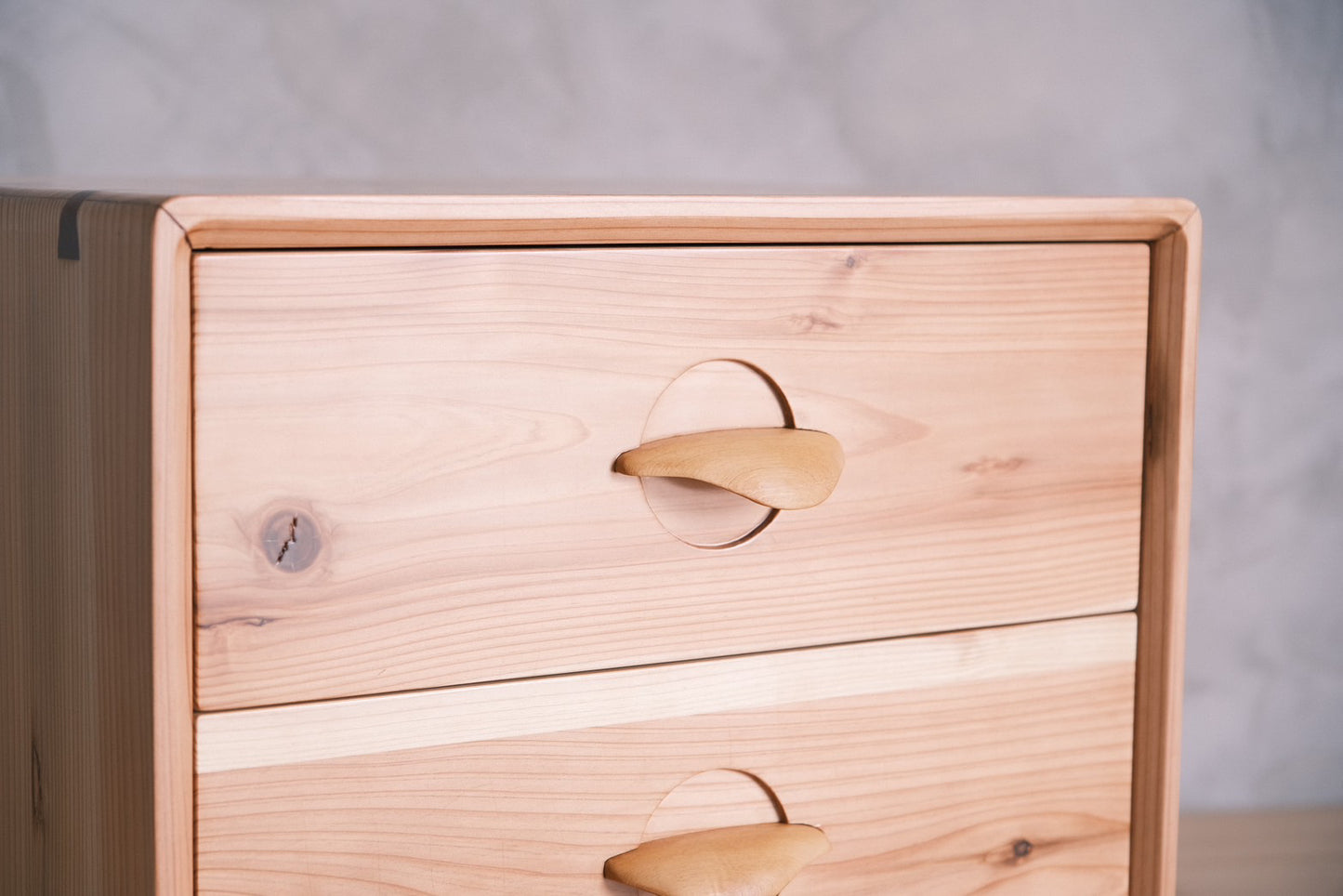 Japanese cedar night stand