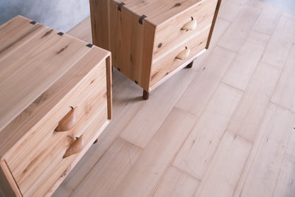 Japanese cedar night stand
