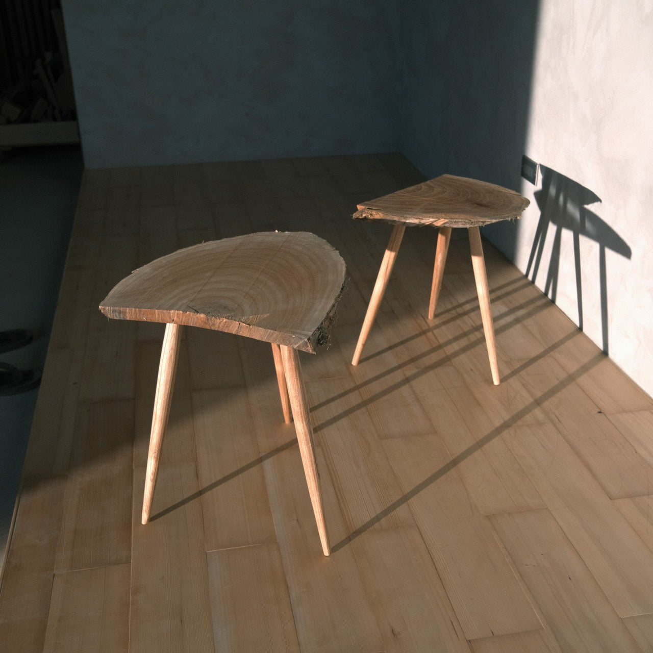 Half-moon stool