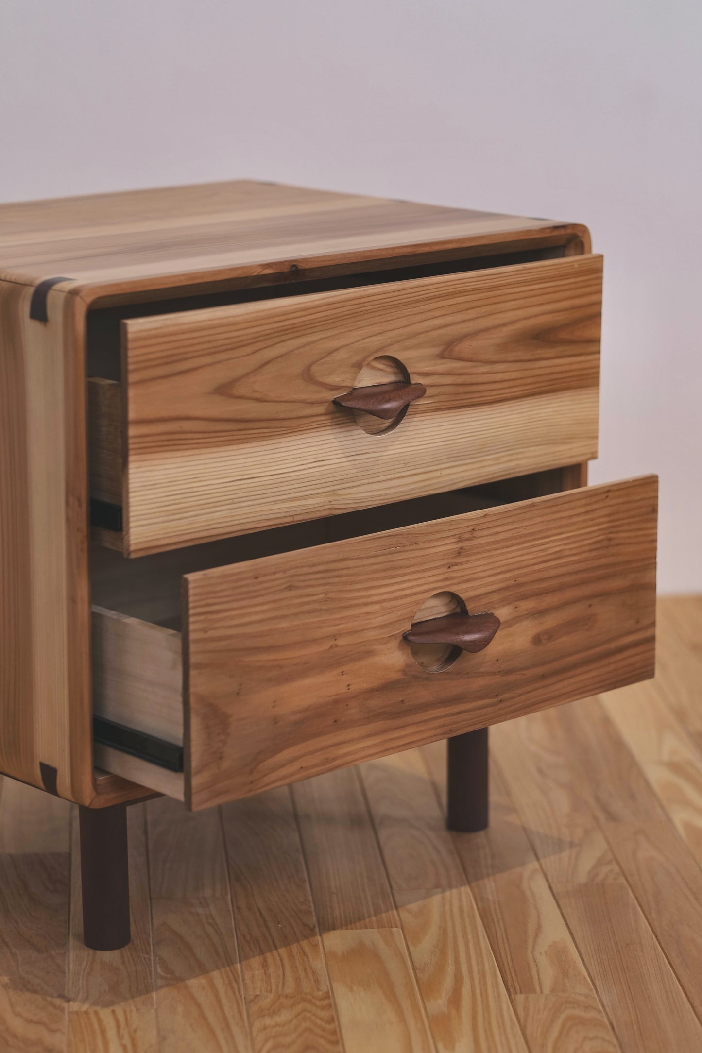 Japanese cedar night stand